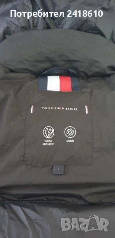 Tommy Hilfiger Mens Down Water Repellent Jacket Size L ОРИГИНАЛ! Мъжко Зимно пухено Яке!, снимка 4 - Якета - 52938261