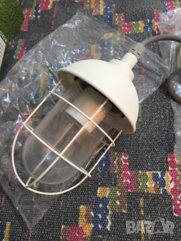 полилеи абажур пендел индустриален стил закрито и открито метална осветително к403, снимка 7 - Лампи за таван - 44846866