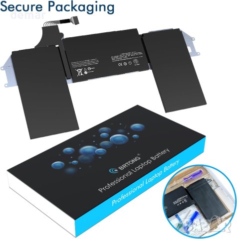 Батерия за лаптоп A1965 за Mac Book Air 13", снимка 3 - Части за лаптопи - 43570066