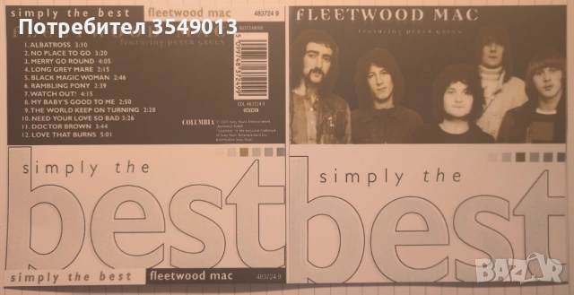Неофициални cd / цд компакт дискове - нови - Fleetwood Mac, снимка 2 - CD дискове - 53528326