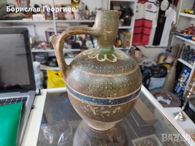 Стара стомна делва керамика, снимка 5 - Антикварни и старинни предмети - 53110925