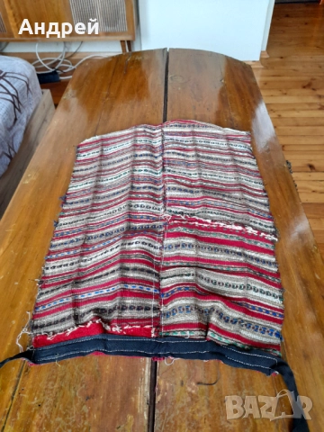 Стара сърмена престилка за Народна Носия Сая, снимка 4 - Антикварни и старинни предмети - 51882445