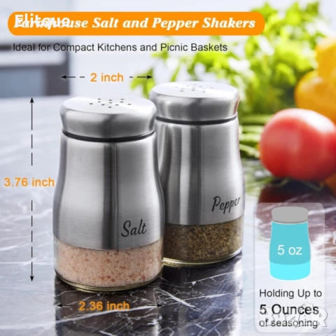 Комплект от два броя солнички Salt and Paper, снимка 11 - Други - 52901437