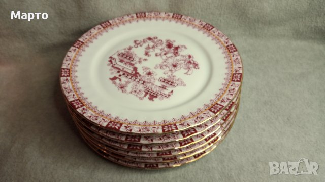 Десертни чинии Бавария – 6 бр, снимка 4 - Чинии - 43716061