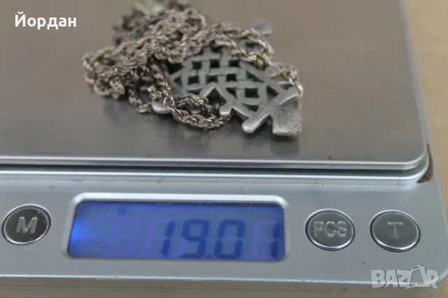 Стар сребърен кръст, снимка 7 - Колиета, медальони, синджири - 47990407