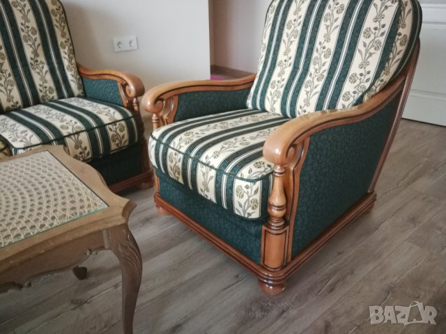 Френска Бутикова холова гарнитура , снимка 7 - Дивани и мека мебел - 43038630