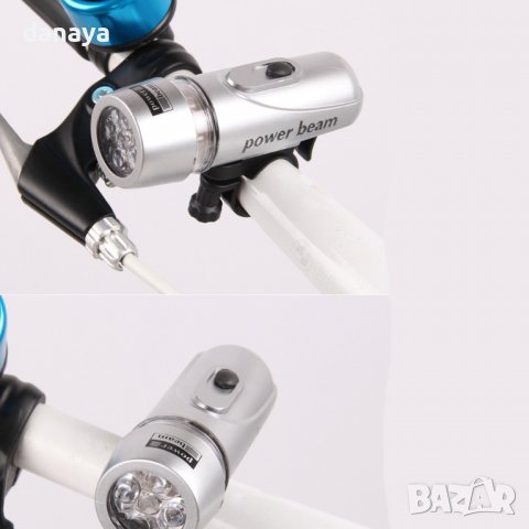 3001 Универсален комплект LED светлини за велосипед фар и стоп, снимка 14 - Аксесоари за велосипеди - 37593297