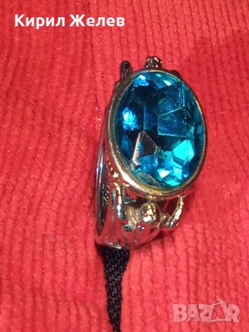 ПОСРЕБРЕН или СРЕБЪРЕН КРИСТАЛЕН ФЕШЪН АРТ ПРЪСТЕН с ПЕЧАТ S925 - 26618