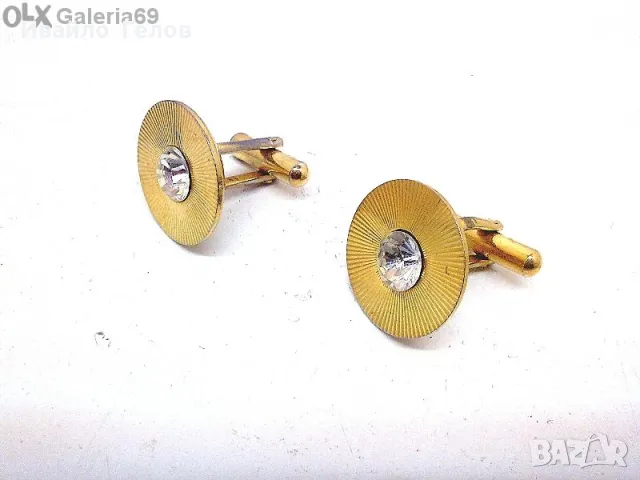 Винтидж ръкавели, бутониери, позлатени- дубле, снимка 4 - Колиета, медальони, синджири - 50333670