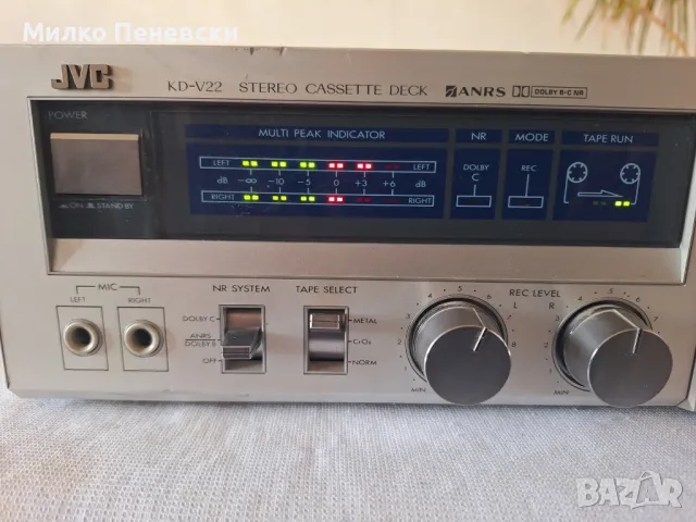 JVC KD- V22 ED STEREO CASSETTE DECK  MADE IN JAPAN, снимка 3 - Декове - 49241121