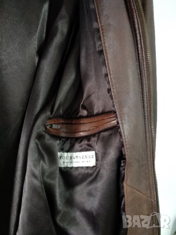 Дамска кожена шуба L, снимка 3 - Якета - 43622897