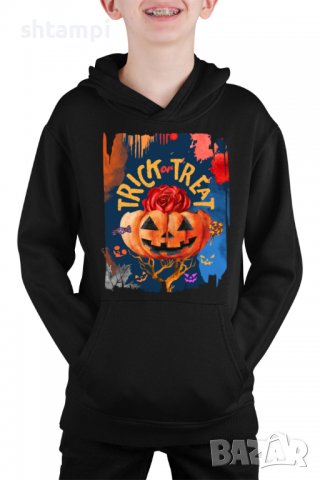 Детски Суитчър/Суитшърт Halloween 10,Halloween,Хелоуин,Празник,Забавление,Изненада,