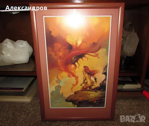 Още една картина на Борис Валехо 30х45см подходяща за подарък , снимка 2 - Картини - 50196847