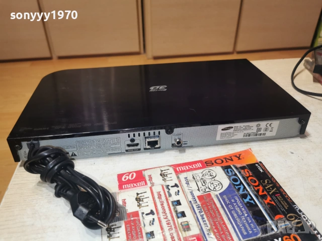 SAMSUNG BD-H5500 BLU-RAY 3D HDMI LAN 1101260910LCHERY1, снимка 7 - Плейъри, домашно кино, прожектори - 53059926