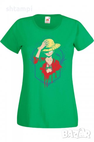 Дамска тениска One Piece 01,Анимация,игра,Празник,Повод. , снимка 7 - Тениски - 37946219