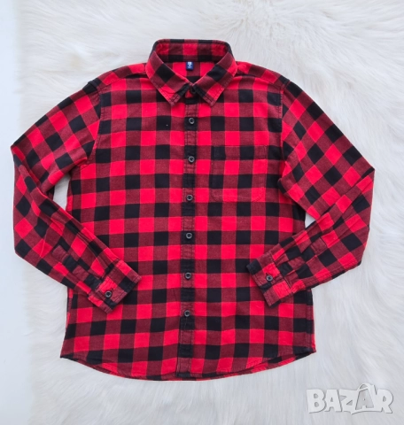 Детска карирана риза 11-12 години , снимка 10 - Детски ризи - 52772453