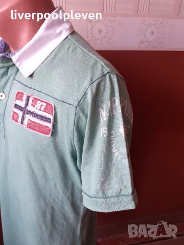 👉Napapijri Original М ефектна, снимка 3 - Тениски - 40459273