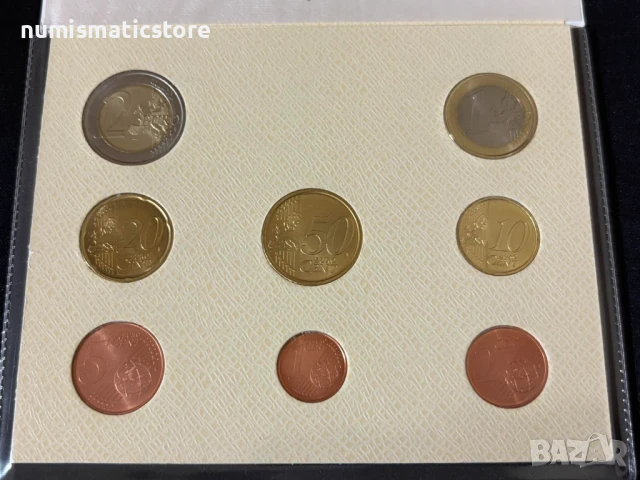 Ватикана 2017 г. - комплектен сет от 1 цент до 2 евро BU, снимка 5 - Нумизматика и бонистика - 50729074