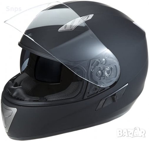 Каска за мотор ProtectWear H520 ES за цяло лице с интегриран слънчев сенник XL(61-62см)