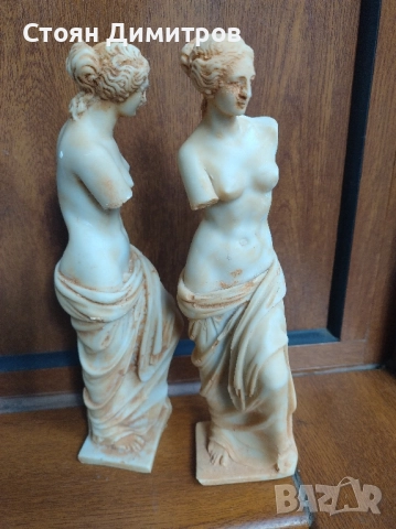 Две статуетки от ТУНИС на Венера Милоска височина 25см,ръчна изработка по оригинал , снимка 11 - Колекции - 51976289