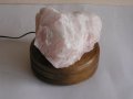 РОЗОВ КВАРЦ - НОЩНА ЛАМПА, снимка 3