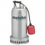 Дренажна помпа Metabo DP 28-10 S Inox / 1850 W , воден стълб 17 м, снимка 1 - Водни помпи - 32358246