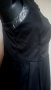 Нова черна рокля със сребристи презрамки ПРОМОЦИЯ 👗🍀M/L,L👗🍀 арт.310, снимка 3