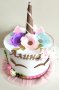 Картонена торта и пинята Еднорог , снимка 2