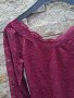 Дантелена блуза, снимка 1 - Блузи с дълъг ръкав и пуловери - 32438850
