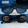 GUCCI с лого 1:1 дамски слънчеви очила елипса 2 цвята овални кръглин, снимка 1