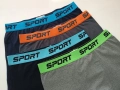 Комплект от 4 памучни боксерки с цветни ластици , снимка 2