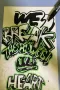 Graffiti WE BREAK THE RULES COLD HEART, снимка 2