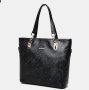 Комплект от 6 броя луксозни дамски чанти , Черни, снимка 8