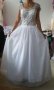 сватбена булчинска рокля със собствен обем и сияещ гръб, снимка 7