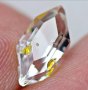 Уникален ултра рядък петролен кварц диамант, снимка 8