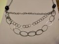 Сребърен комплект - колие и гривна (12), снимка 3