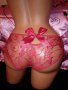 Еротични Бикини, Червена Дантела със сатенени панделки, Размер S, снимка 9