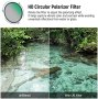 Нов 72 mm филтър поляризатор Оптично стъкло снимки фотография, снимка 3