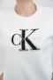 Calvin Klein Дамска Памучна Бяла Блуза С Дълъг Ръкав Код A965, снимка 6