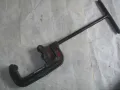 4" Цола Немски Масивен ТРЪБОРЕЗ за рязане на стоманени тръби ALARM  ОТЛИЧЕН 65см/4,5 кг Захват 14см, снимка 3