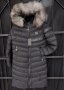 💥🦊Philipp Plein дамски якета с естествен пух от лисица на качулката🦊💥, снимка 1 - Якета - 44076907