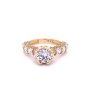 Златен дамски пръстен 4,63гр. размер:52 14кр. проба:585 модел:21860-5, снимка 1