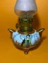 Японска винтидж миниатюрна порцеланова лампа.1960 г., снимка 2