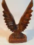 Руска дървена статуетка орел дърворезба  3/3 , снимка 6