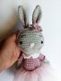 Детска играчка зайче, играчка ръчна изработка, плетени играчки, подарък за дете, снимка 7