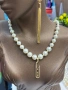 LOUIS VUITTON колие с перли, снимка 8