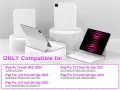 Калъф с магнитна клавиатура за iPad Air 13 инча 2024 M2,iPad Pro 12,9 инча (6-то/5-то/4-то/3-то), снимка 8