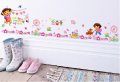 2 вид Дора и Ботичко стикер лепенка за стена детска стая, снимка 2