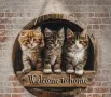 Приветстваща декорация Трите котета, снимка 5