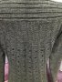 Дамска жилетка плетиво сива, снимка 3